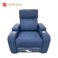 Silicone Leather Power Recliner Chair Home Cinema Theater Sofa Seats for Living Room