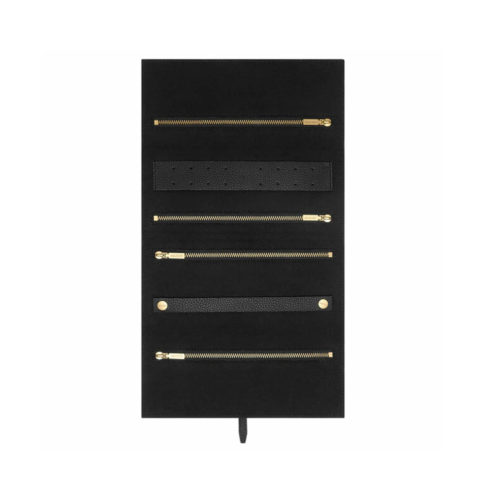 Luxury Custom Logo Leather Handmade Jewelry Box Storage Travel Organizer Belt Rolling Jewelry Gift Boxes Valentine's New Year