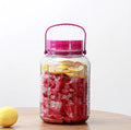 Customized Big Volume Glass Good Container Mason Jar Glass Home Brew Pickle Jar Good Seal with Screw Lid  Fermenter Jar Home Use
