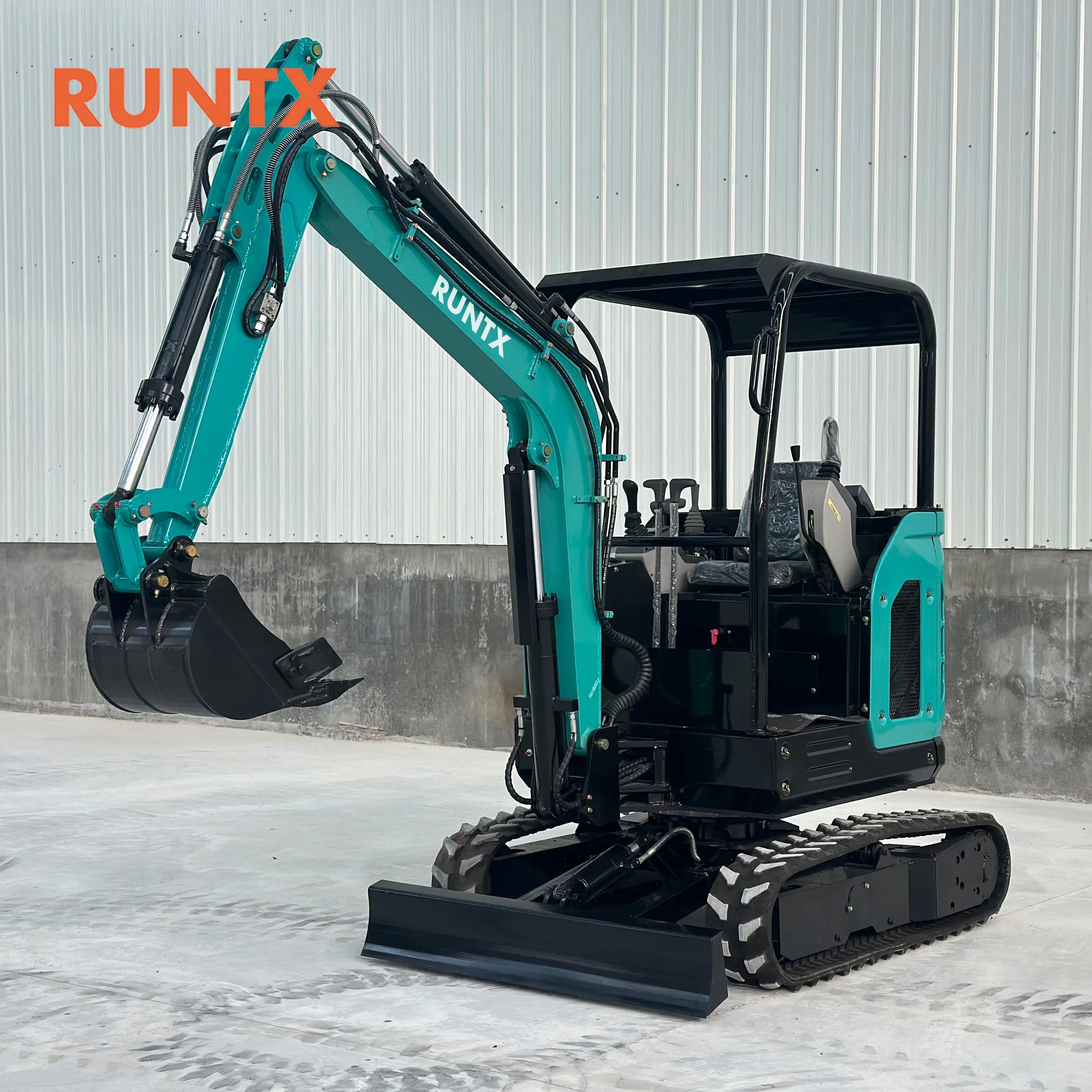 RUNTX 2.5ton 27hp Crawler Excavator with Optional Cabin or Roof