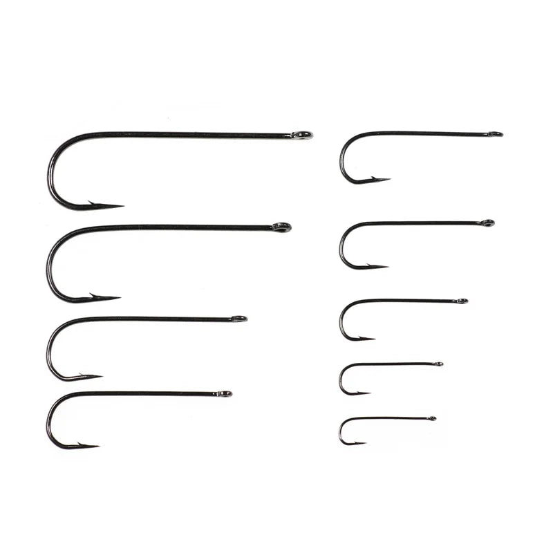 Wholesale Aberdeen Long Shank Fish Hook High Carbon Steel Sabiki Rig Streamer Fly Hook for Saltwater Freshwater Fishing Fly
