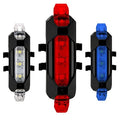 IRONDONKEY Bicycle Plastic Night Riding Waterproof USB918 High Brightness LED Strip Road Bike Tail Light