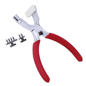 Silent Rhombus Leather Hand Pliers 4mm Stitching Hole Punch Upgraded Version France Cut Chisel Handmade Steel Leather Plastic
