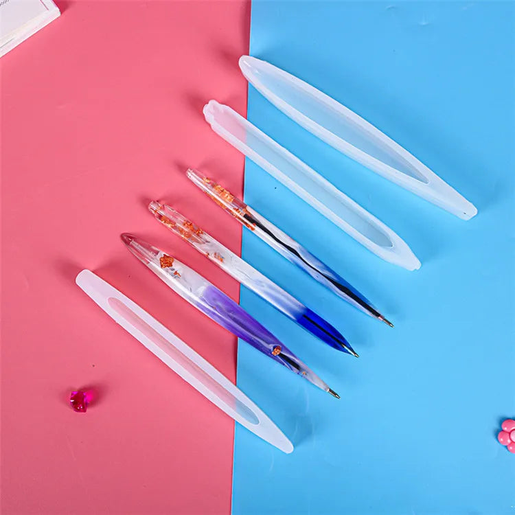 Wholesale Epoxy Resin Pen Holder Resin Casting Mold Pen Holder Set DIY Making Epoxy Resin and Hardener Craft Cake Mold