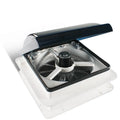 { HEYRV } 14' CE Certificated 340mm DC12V Manual Control 6 Speeds Adjustable Anti-UV Smoked Lid Caravan Camper Motorhome RV Vent