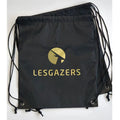 Lesgazers Custom Logo Lower Price Non-woven Gym Drawstring Sport Shoe Bag Duffel OEM Running Promotional Backpack for Women