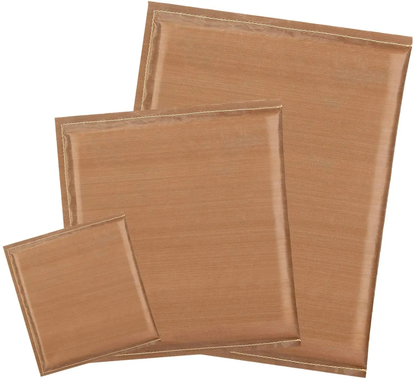 4 Pack Brown Customized Designs Quilted Heat Press Pillows Reusable Heat Resistant Antistatic Washable PTFE for Massage