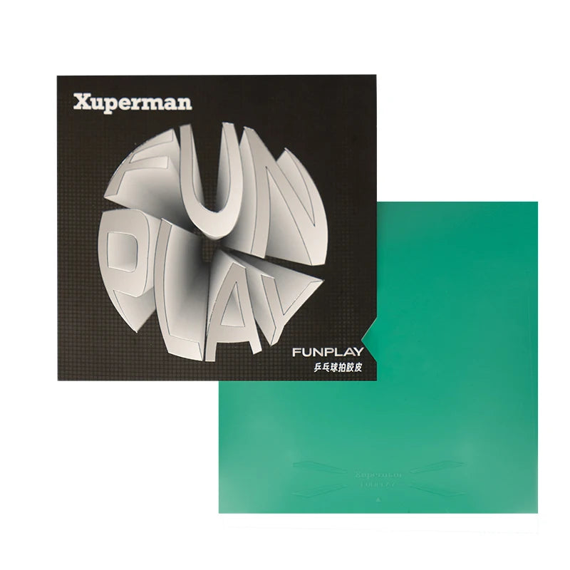 Xuperman 0849 Durablev Table Tennis  Rubber Product with Premium Features  FUNPLAY Tennis  Rubber