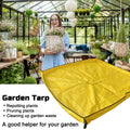 Litong Garden Leaf Tarp Bag Reusable Waterproof Garden Waste PE Tarpaulin Sheet