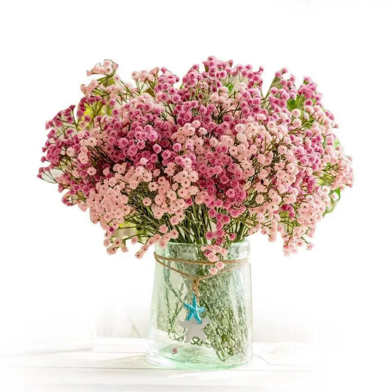 Real touch pu baby breath flowers artificial babys breath flowers for wedding decorations
