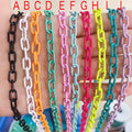 2021 Trendy Colors Chain Big Link Chain Jewelry Accessories for DIY Jewelry Making
