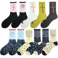 Fashion Funny Great Graffiti Cotton Crew Socks for Men Women