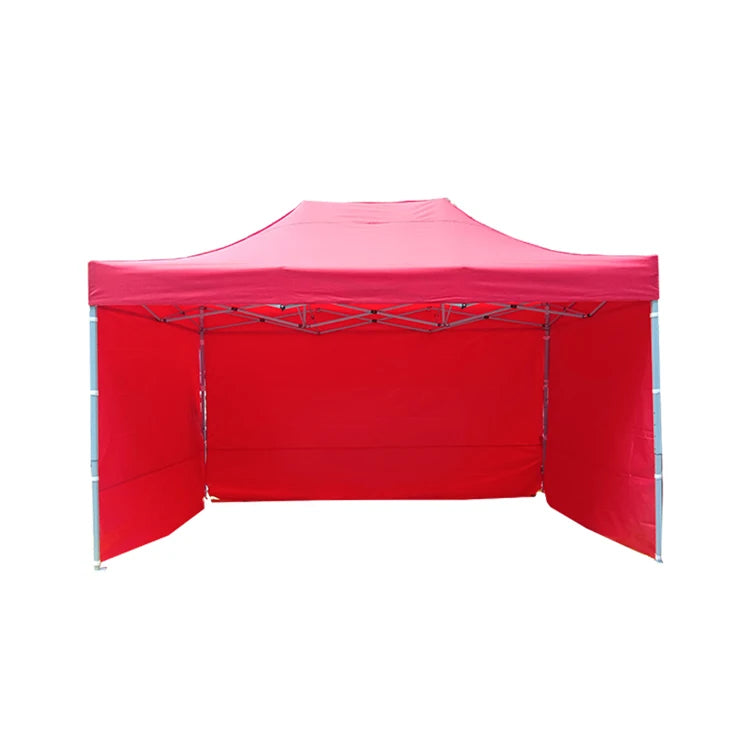 FEAMONT 10x10 Folding Gazebo Tent Adjustable Height Oxford Fabric with Aluminum Alloy Steel Frame Pop-up Canopy Tent