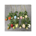 Factory Direct Wholesale Bunch of Long Only 2 -Heads Over Gum Zixia Fairy Rose Artificial Flowers