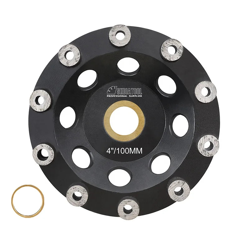 4"/4.5''7" Water Drop High-Frequency Welded Diamond Cup Grinding Wheel Cutting Abrasive Disc for Concrete Granite Marble Masonry