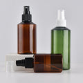 Top Quality Oblique Shoulder Fine Mist Household Use Amber Green Pet Spray Plastic Bottles 50ml 100ml 150ml 200ml 500ml
