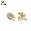 Top ICY Jewelry Diamond Stud Earrings18K Gold Plated Fashion Stud Earrings Cubic Zircon Water Drop Shape for WOmen
