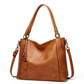 Supplier Luxury Handbags Shoulder Ladies Hand Bags China Soft Oil Waxed Pu Leather for Women Single Vintage Geometric
