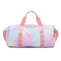 Travel Kids Duffle Bag Women Travel Weekend Fitness Gym Bag With Shoe Compartment pink Duffle Bag