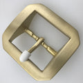 Deeepeel KY518 40MM Belt Accessories Clasp Head for Men's Belts Adjuster Brass Buckle Octagonal Handmade Leather Belt Buckles