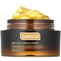 Deep Vitamin C Golden Capsule Face Moisturizer for Wrinkles Skin Radiance - Transparent Gel for Glow Hydration