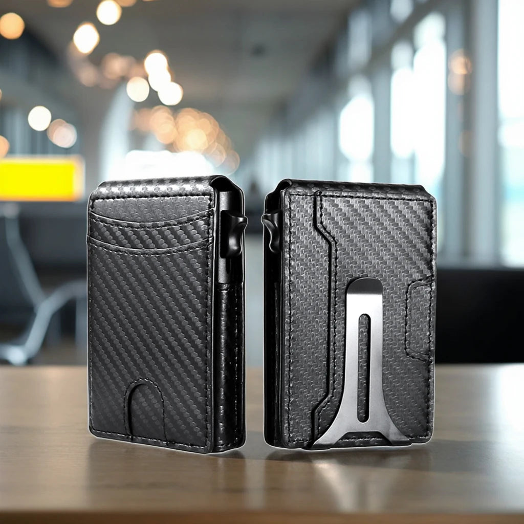 Rustproof Card Holder Lightweight Wallet with Money Clip for Daily Use
