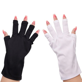 Half Finger Anti Uv Gel Shield Glove Manicure Tool Nail Art Led Lamp Nails Dryer Ultraviolet-proof Protect Hand Skin Gloves