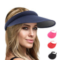 Summer Adult Unisex Outdoor Cotton Sun Hat Empty Top Visor Sun Cap for Women