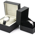 Wholesale Factory Direct Pu Leather Display Packaging Cases Box Gift Pu Leather Watch Box Cases