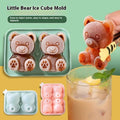 Silicone Ice Cube Mold Low Temperature Resistant Easy Release for Ice Tea Beer & Ice Cream Maker Tool