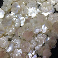 8-12mm Natural Freshwater White Butterfly Shell Mother of the Pearl Beads