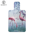 Ecoofit Flamingo Reformer Pilates Shoulder Mat Cover Non-Slip Eco-Friendly Microfiber Rubber 1-3mm Thickness Sweat Absorbent
