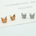 Hot Sale Butterfly Earring Stud Earrings 925 Silver Jewelry Fine Jewelry Earrings