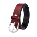 BLU FLUT Stainless Steel Buckle Custom Belts for Women Genuine Leather Belt Custom Pin Buckle Belt
