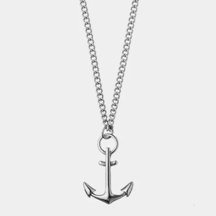 Inspire Minimalist Personalized Stainless Steel Pendant Necklace  Health Fashionable Waterproof Jewelry for Male
