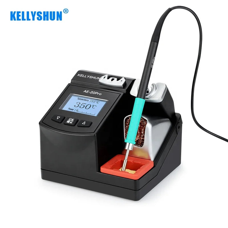 KELLYSHUN AE-20Pro Digital Electronic Soldering Station with Knife Tip-Efficient & Reliable Electronics Repair Tool