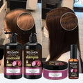 100% Pure Natural Private Label Organic Onion Hair Growth Keratin Treatment Shampoo and Conditioner Set