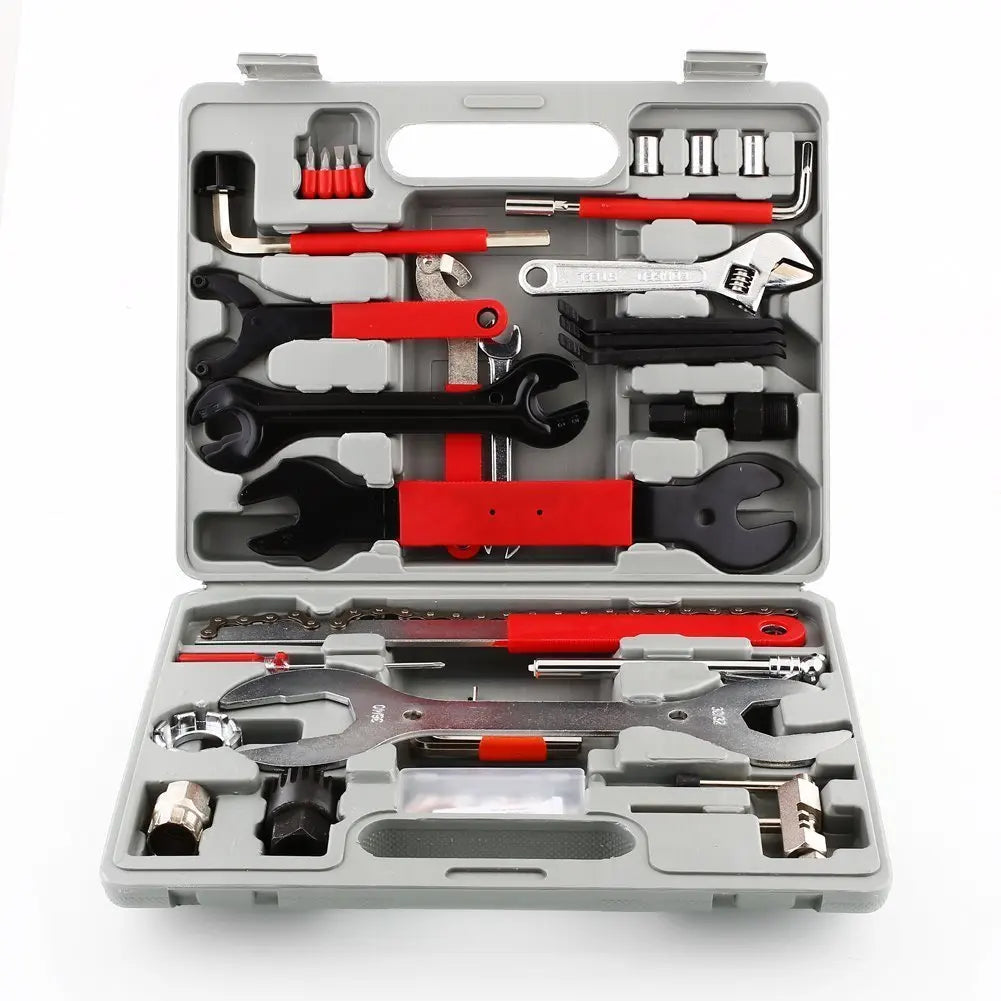 YOUME 44 1 Portable Cyclist Multi-Purpose Bicycle Repair Tool Set Multi-Use Mountain Bike Repair Kit