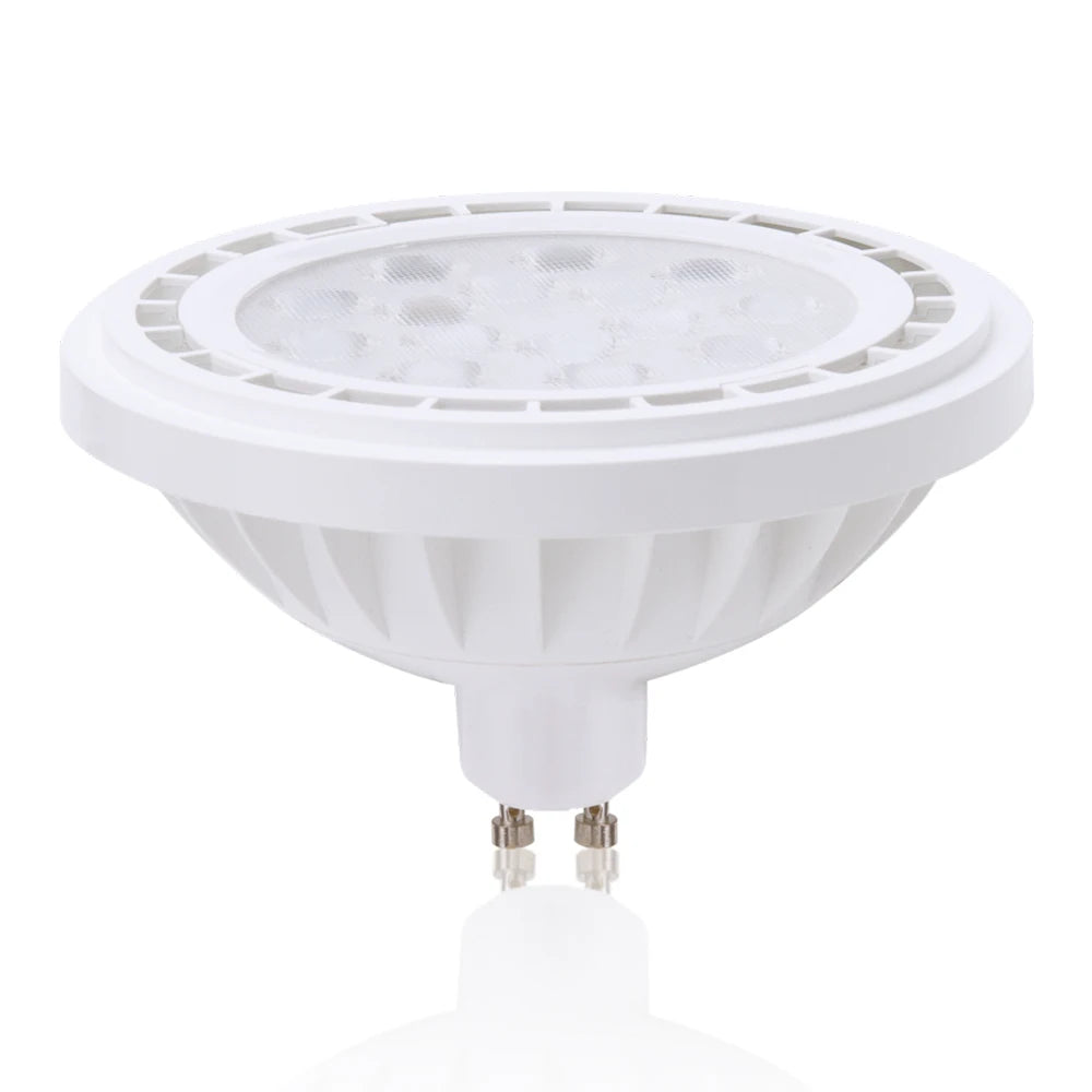Ultra Bright 9-15W AR111 LED Bulb G53/Gu10 Base Spotlight 12V-265V Modern Aluminum QR111 Dimmable Downlight Recessed Ceiling