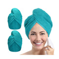 Super Absorbent Microfiber Hair Turban for Women Quick-Dry Wrap for Drying Curly Long Thick Hair Woven Techniques