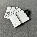 Free Sample Low MOQ Wholesale White Matte Gift Paper Bags for COSMETIC Beauty Boutique Makeup Gifts Promotion