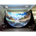 Indoor Led Video Wall Led Display Screen Immersive Advertising Curved Cylindrical Column XR0.9 XR1.25 XR1.5 XR1.57 XR1.8