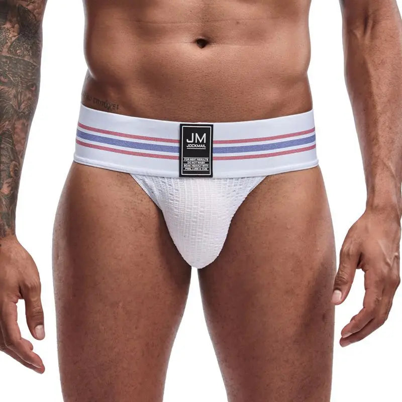 High-end Quality New Arrive Men's Combed Cotton Soft Comfortable Breathable Briefs Wide Band Underwear Indoor Athletic Shorts