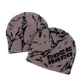 Grunge Jacquard Beanie Soft Acrylic Knitted Hats with Custom Logo Outdoor Streetwear Y2K Rock Style Skull Cap for Men Women Cool