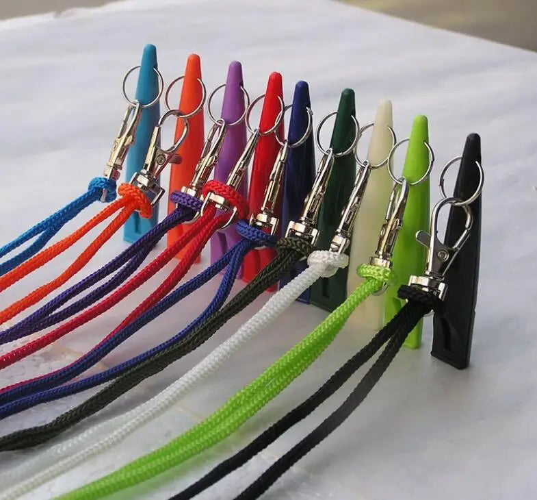 Custom Order Pet Training Silence Barking ABS Plastic Dog Whistle for Dog