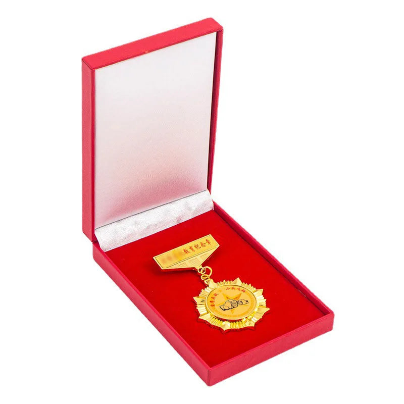 Spot Supply of Universal Metal Medals Honor Medals Customizable Logos and Blank Medals With Additional Text Gift Box