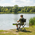 Adjustable Backrest 72*34*17cm Four-legged Recliner Feeder Fishing Chair Multifunction Outdoor Travel Camping Fishing Chair