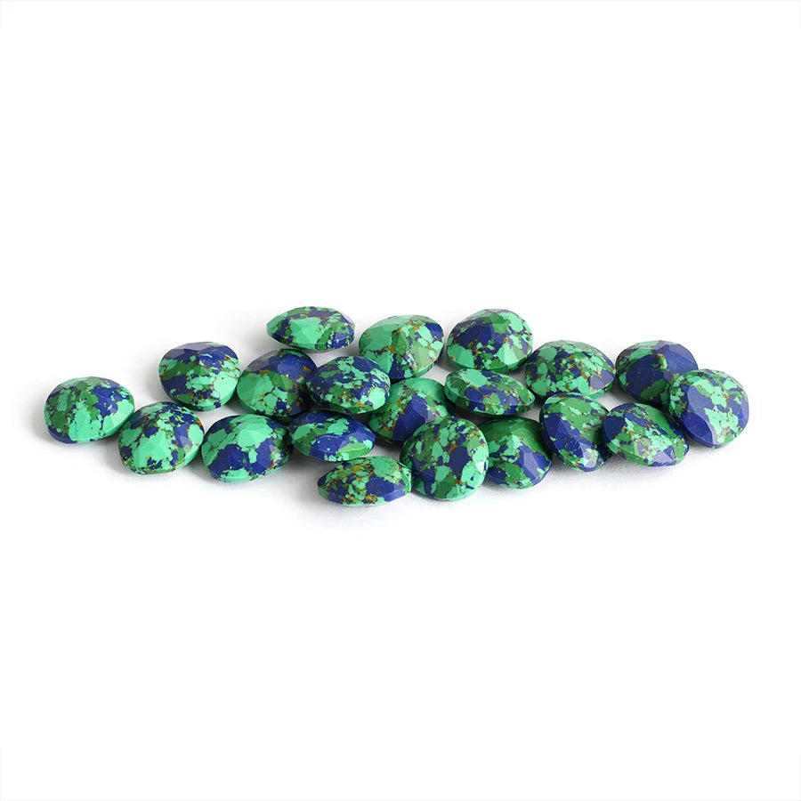 Factory Direct Customized Cabochon Egg Shaped Green Turquoise Gemstone Jewelry Wholesale Price