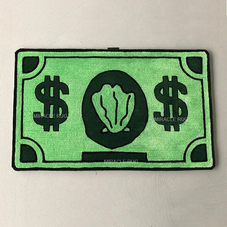 Home Decorative Dollar Money Rug Bill Printed Floor Rugs Door Mat Custom Living Room Carpet Area Runner Rug
