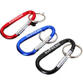 Unionpromo Customized 3PCS Aluminum Carabiner Keychain Clip Durable Carabeaner Hooks Small Carabiner D Clip